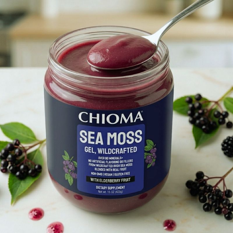 Sea Moss Gel, Elderberry 15oz