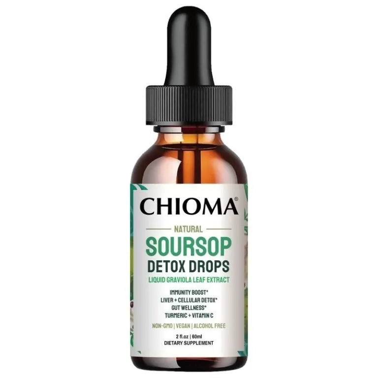 Soursop Detox Drops – Extra Strength Liquid Graviola Leaf Extract