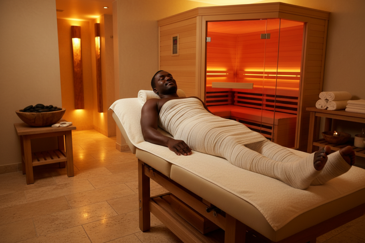 make the client darker skin and male