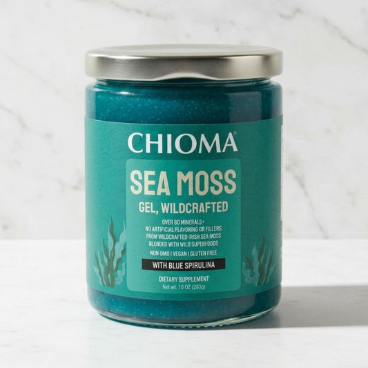 Sea Moss Gel, Blue Spirulina 10oz