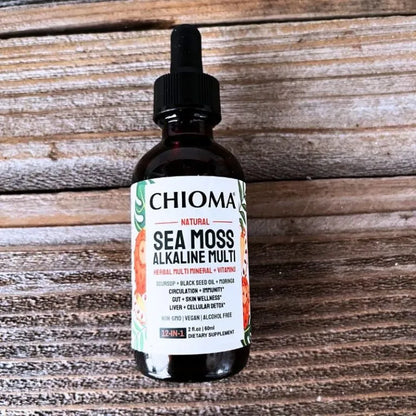 Sea Moss Nourish Herbal Mineral Multi -12-In-1 Herbal Drops
