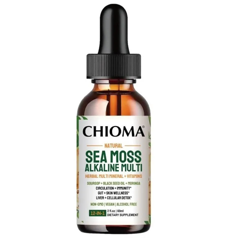 Sea Moss Nourish Herbal Mineral Multi -12-In-1 Herbal Drops