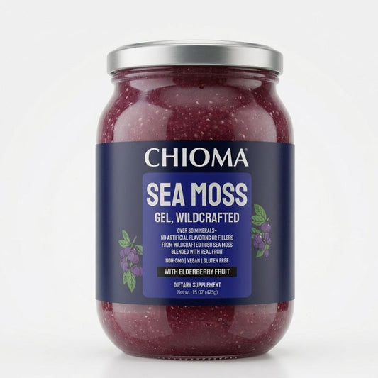 Sea Moss Gel, Elderberry 15oz