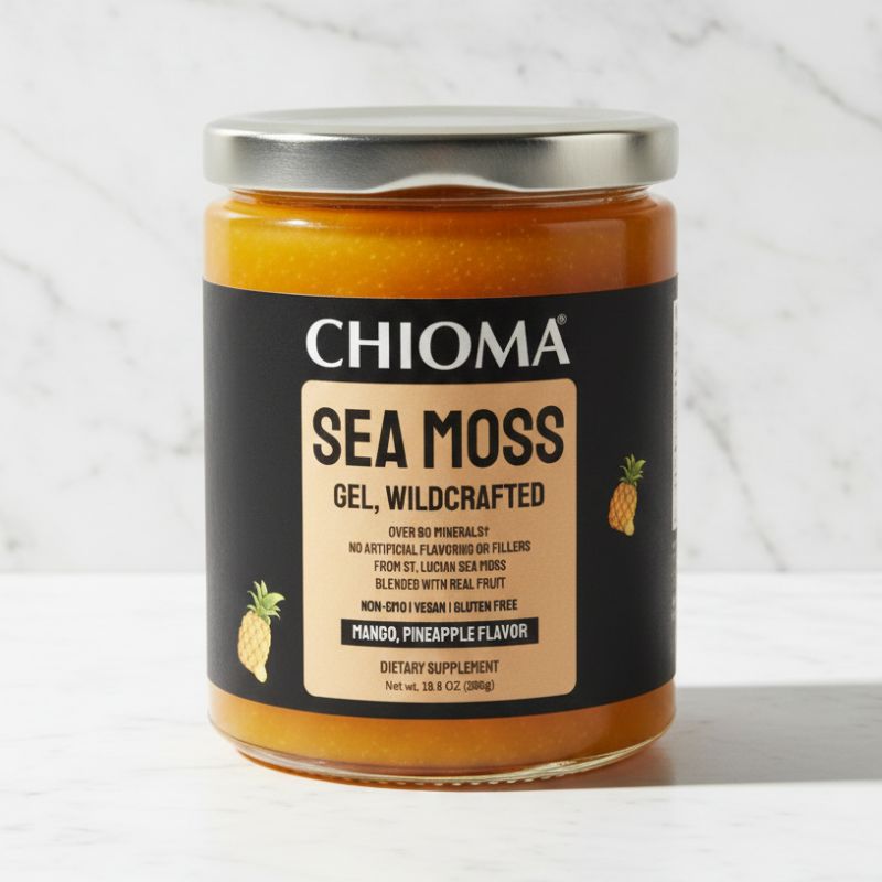 Sea Moss Gel, St. Lucian, Mango Pineapple