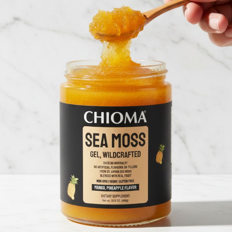 Sea Moss Gel, St. Lucian, Mango Pineapple
