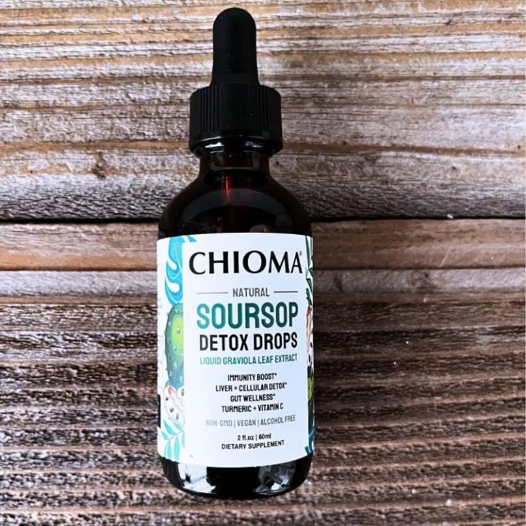 Soursop Detox Drops – Extra Strength Liquid Graviola Leaf Extract