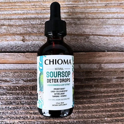 Soursop Detox Drops – Extra Strength Liquid Graviola Leaf Extract