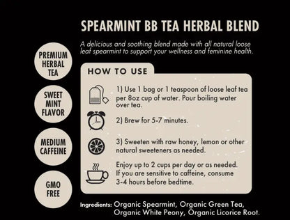 Spearmint BB Tea – Hormone Balance & Skin Clarity Blend