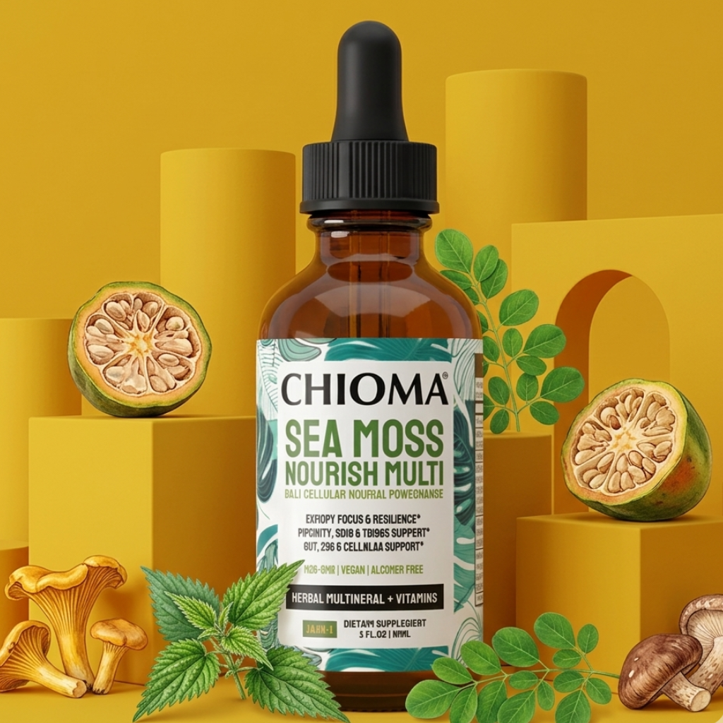 Sea Moss Nourish Herbal Mineral Multi -16-In-1 Herbal Drops
